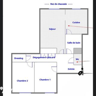  Appartement � vendre 3 pi�ces 58 m�