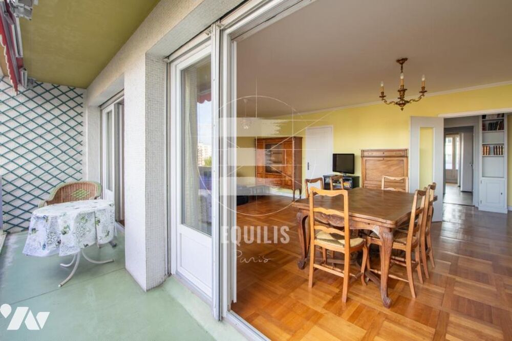 Vente Appartement PARIS 15e – GEORGES-BRASSENS – 5 PIÈCES – 100,70 M² – 3 CHAMBRES – 2 BALCONS – VUE TOUR EIFFEL Paris 15