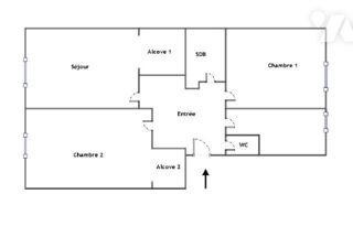  Appartement � vendre 3 pi�ces 80 m�