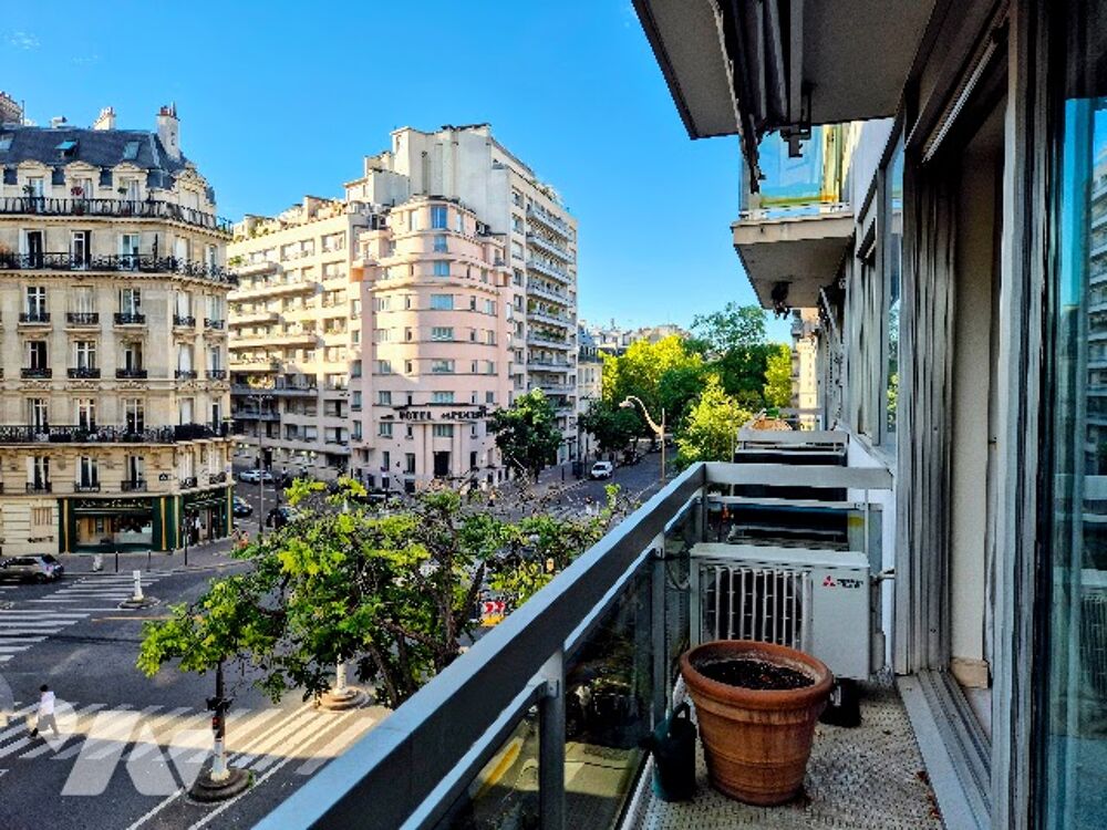 Vente Appartement PARIS XVIIe – WAGRAM – BEL APPARTEMENT FAMILIAL TRAVERSANT DE 152 m² – BALCON – 3/4 CHAMBRES Paris 17