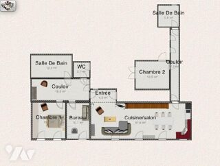 Appartement à vendre 5 pièces 134 m²