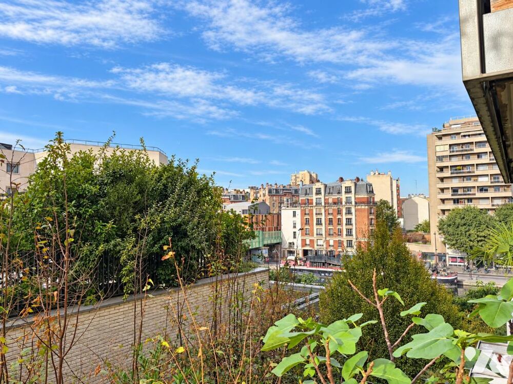 Vente Appartement Canal de l'Ourcq / Parc de la Villette, T2 de 40 m² avec balcon, 3ème étage avec ascenseur Paris 19
