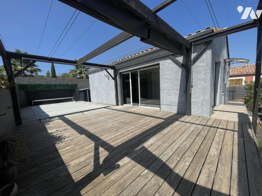 Maison de plain pied T4 avec piscine