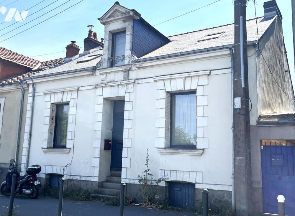 Vente Maison Nantes Doulon, maison de charme 4 ch, jardin clos, sous-sol complet Nantes