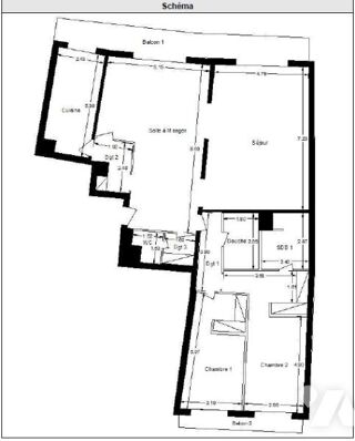  Appartement � vendre 4 pi�ces 150 m�