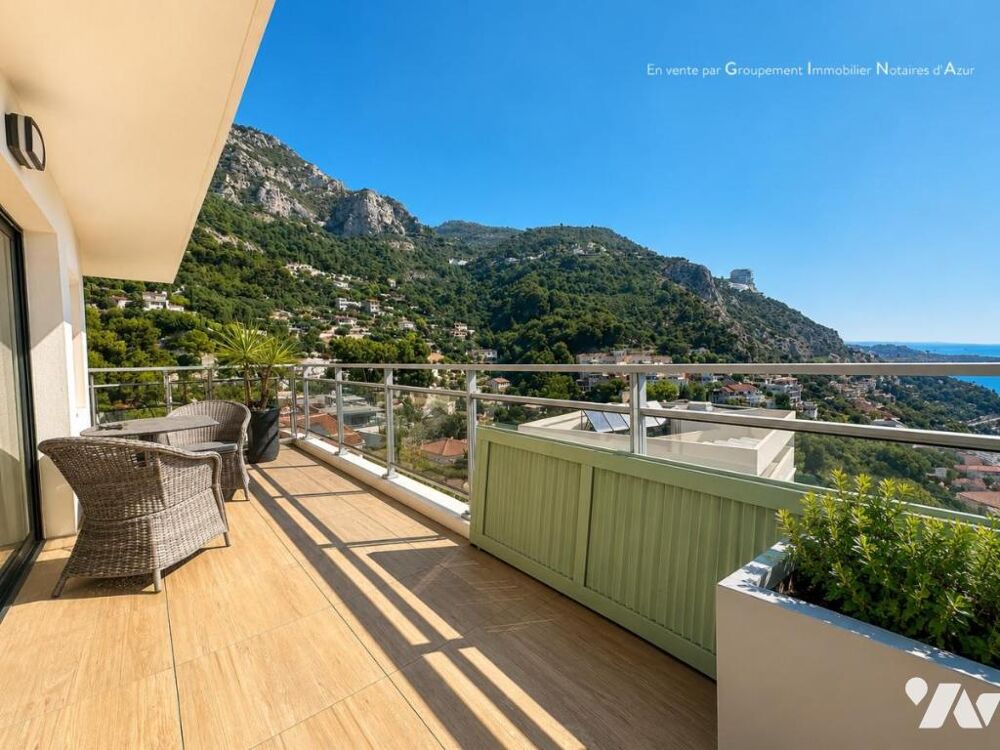 BEAUSOLEIL - APPARTEMENT AVEC TERRASSE VUE MER ET GARAGE