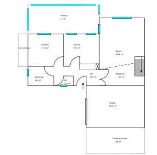  Maison � vendre 2 pi�ces 74 m�