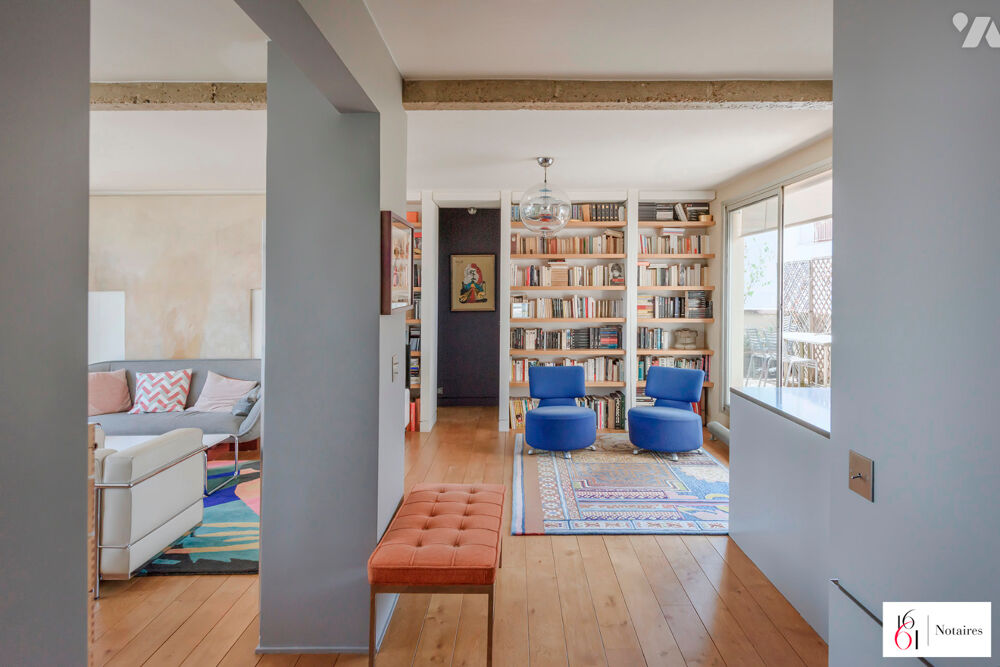 Vente Appartement Loft lumineux 71,86 m² avec terrasse et balcon, 7  étage, excellent état, quartier Jeanne d'Ac Paris 13