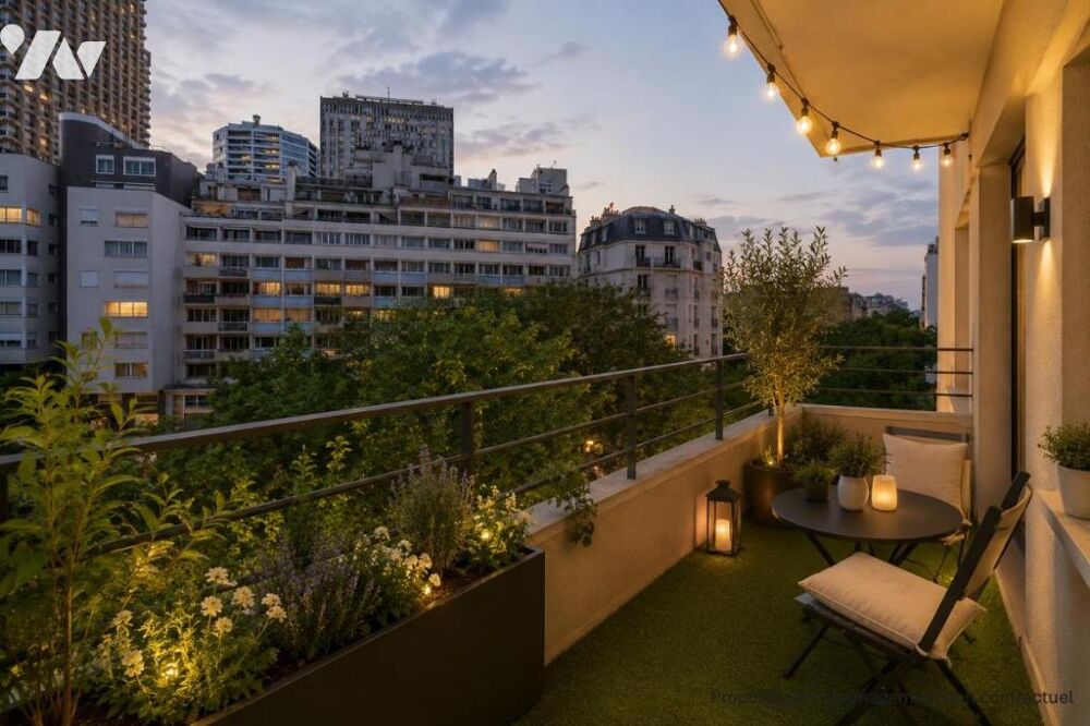 Vente Appartement 75015 Paris - Javel / Emile Zola - Appartement de 73 m² avec balcon - 2 chambres Paris 15