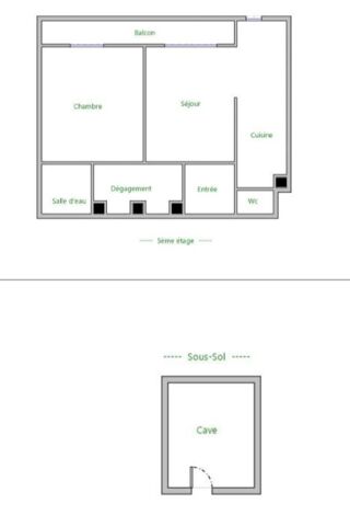  Appartement à vendre 2 pièces 52 m²