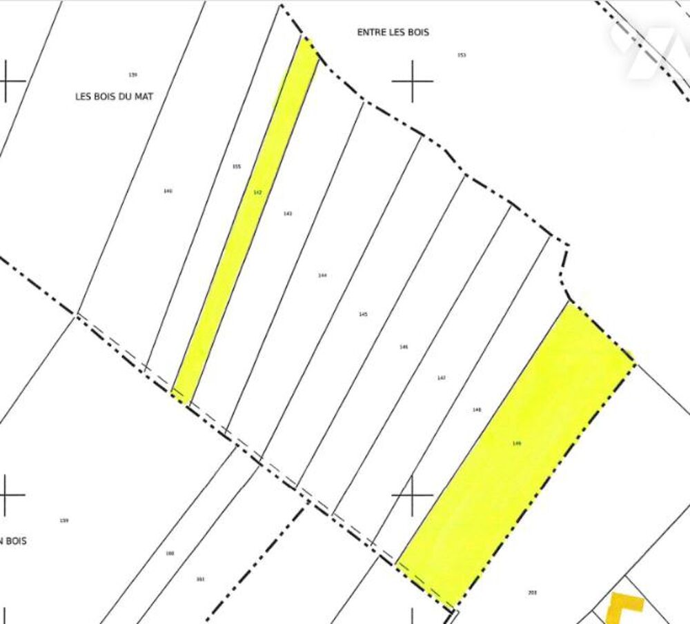 Vente Terrain À VENDRE – Ensemble de deux parcelles boisées à Hermelinghen Hermelinghen