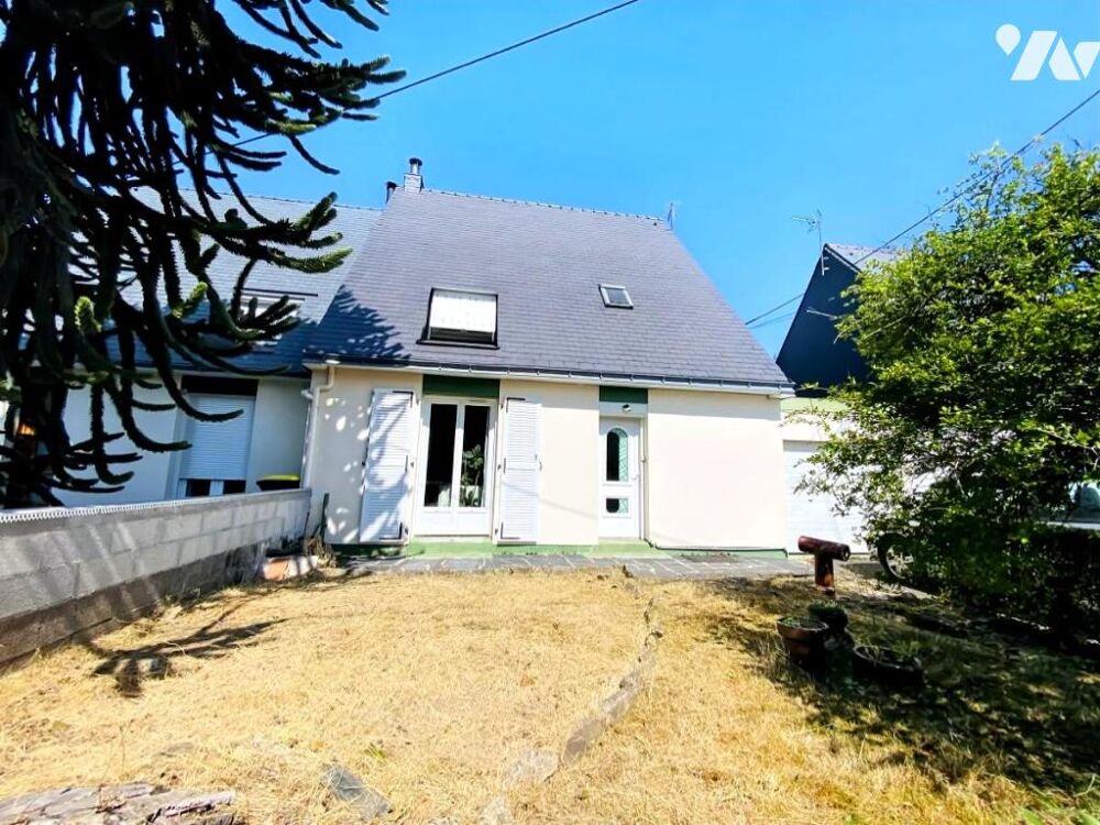 Plescop  Maison familiale 4 chambres avec vie de plain-pied, garage et combles aménageables