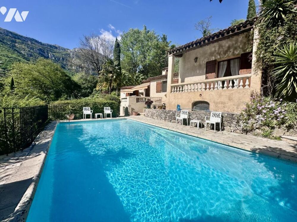 TOURETTES-SUR-LOUP - VILLA INDIVIDUELLE PLEIN SUD AVEC PISCINE