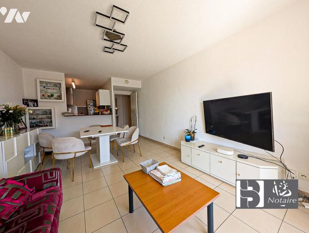 Vente Appartement Antibes, 3 pièces avec terrasse et double garage, 4e étage, secteur recherché, DPE B Antibes