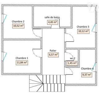  Appartement � vendre 5 pi�ces 110 m�