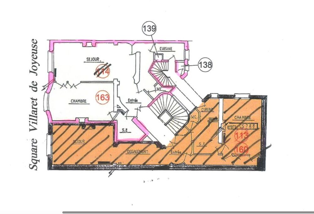 Vente Appartement A vendre - 3 square Villaret de Joyeuse - PARIS 17 - appartement 2 pièces de 60 m² Paris 17