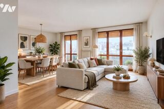 Vente Appartement Paris 13e – 3 pièces de 88 m², dernier étage, 2 balcons, lumineux, parking + cave, proche Montsouris Paris 13