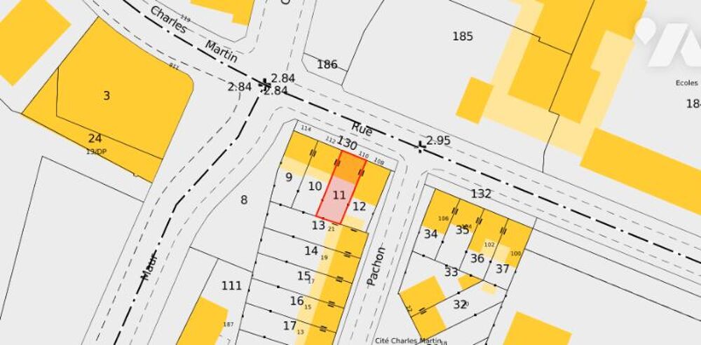 Vente Maison Quartier Bordeaux Maritime - Maison mitoyenne des deux côtés avec jardin Bordeaux