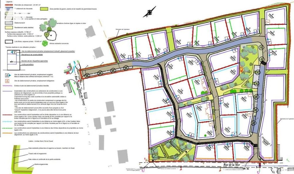 Vente Terrain 5min de PORT EN BESSIN et 5min d'ARROMANCHES-LES-BAINS avec son célèbre port WINSTON !!! Longues-sur-mer