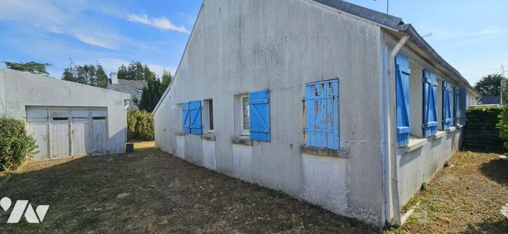 Maison Mitoyenne de plain pied - 2 chambres - Bureau - Garage et terrain de 328m².