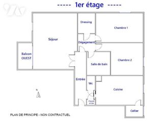  Appartement � vendre 3 pi�ces 76 m�