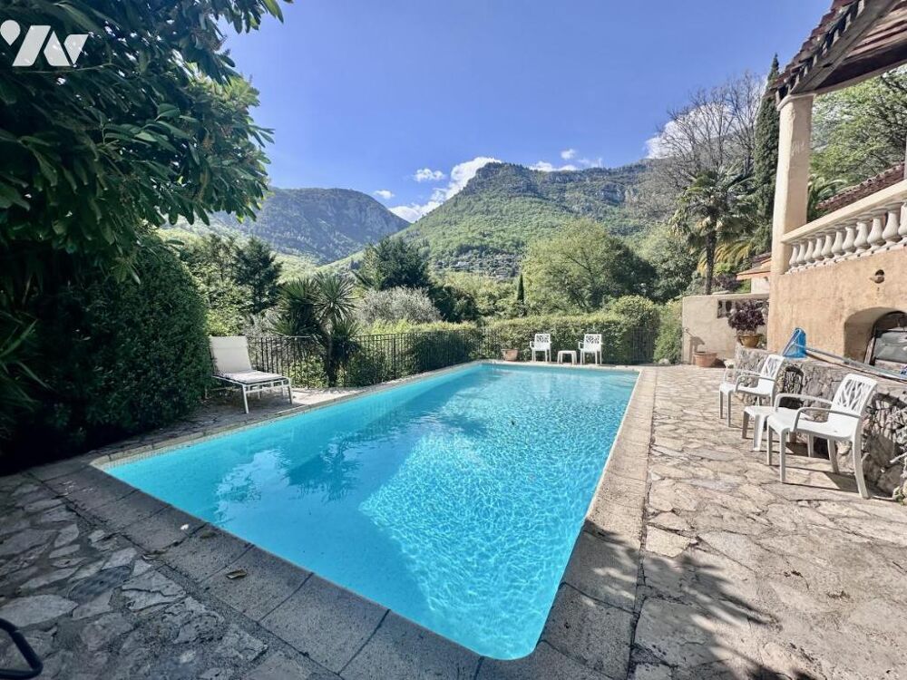 TOURETTES-SUR-LOUP - VILLA INDIVIDUELLE PLEIN SUD AVEC PISCINE