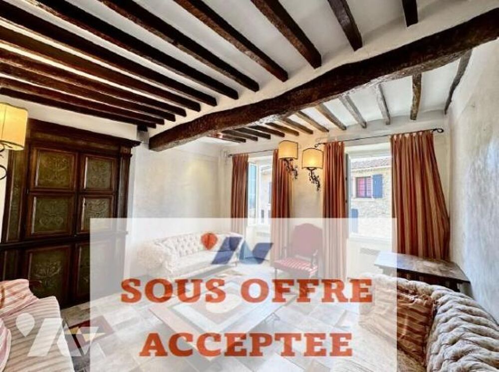 CHATEAUNEUF DE GRASSE - MAISON DE VILLAGE DE 200M² AVEC APERCU MER