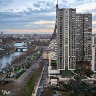 Vente Appartement Appartement de 48.1m² triples balcons/expositions, une chambre , une cuisine + box. Tour Totem 75015 Paris 15