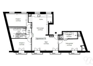  Appartement à vendre 1 pièce 84 m²