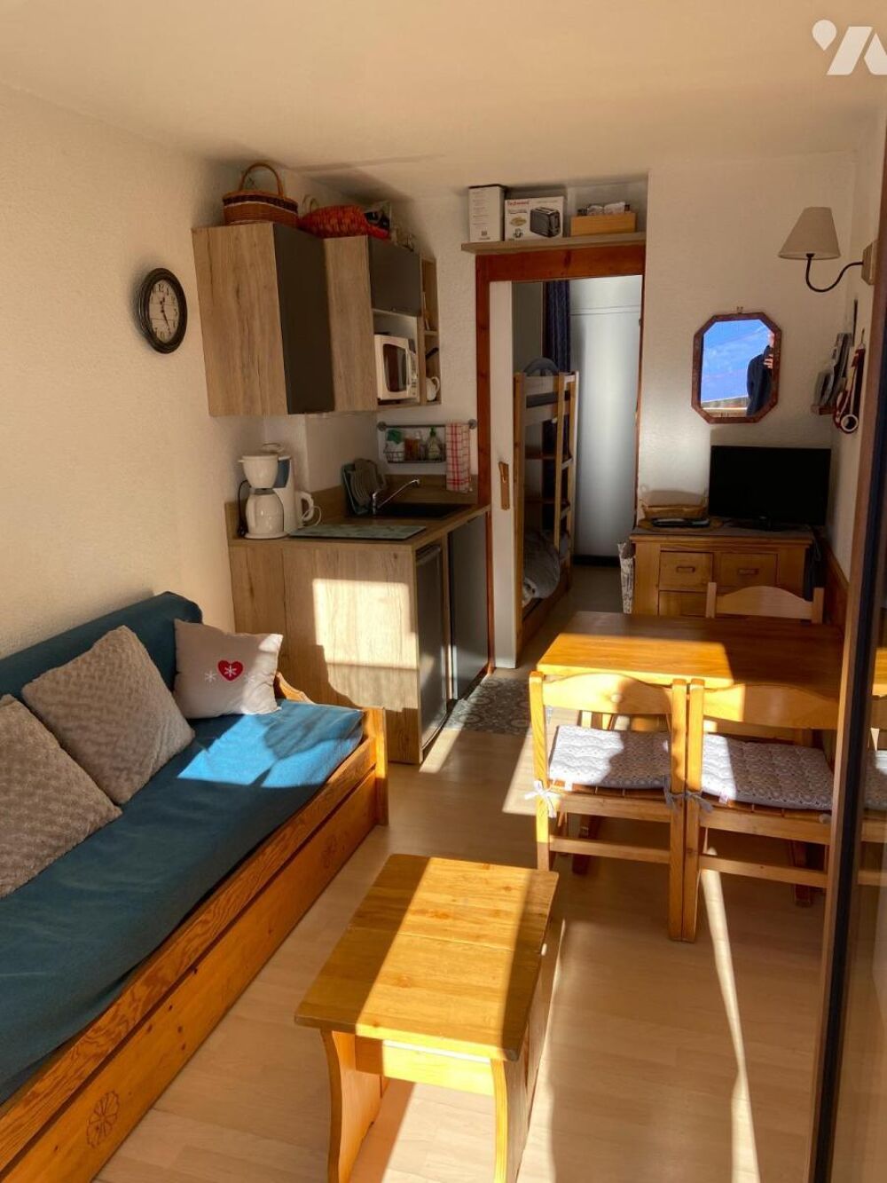 Vente Appartement T1 lumineux pieds de pistes station Val Fréjus Modane