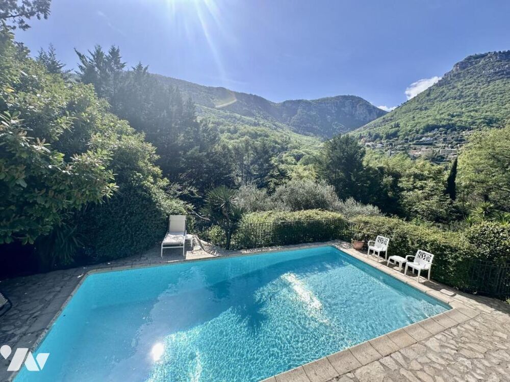 TOURETTES-SUR-LOUP - VILLA INDIVIDUELLE PLEIN SUD AVEC PISCINE