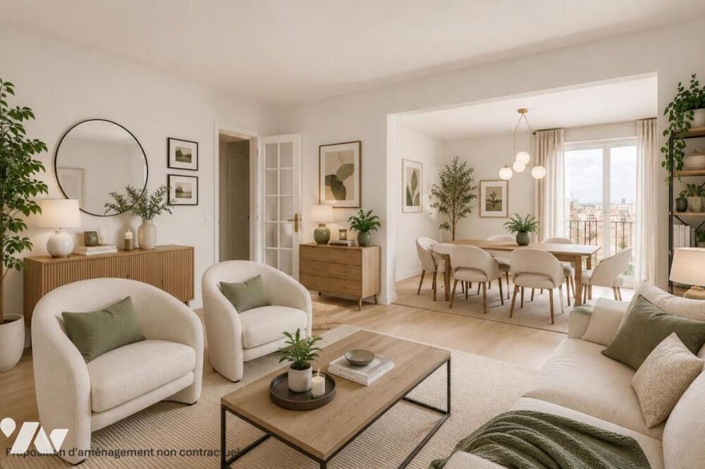 92260 Fontenay aux Roses - Mairie / Rue Boucicaut - Appartement de 120 m² - 4 chambres - BOX