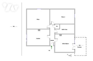  Appartement à vendre 3 pièces 61 m²