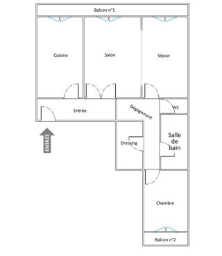  Appartement à vendre 3 pièces 76 m²
