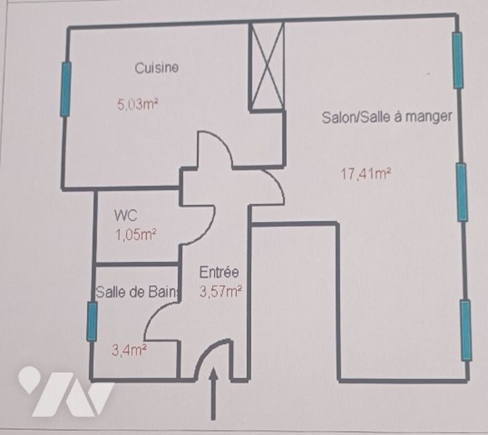 Vente Appartement Investissement locatif - Montereau-Fault-Yonne, 15 mn gare SNCF, Appartement, de 30.83 m² vendu loué Montereau-fault-yonne
