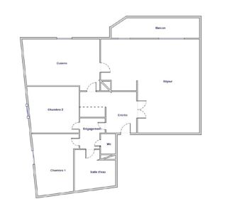  Appartement � vendre 3 pi�ces 84 m�