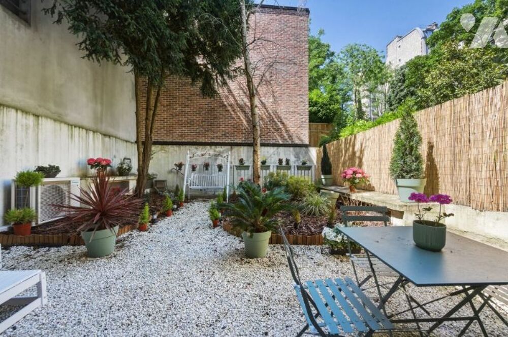 Vente Appartement Paris 16e � Rue de la Source / Villa Montmorency � Rez-de-jardin r�nov� avec jardin privatif Paris 16