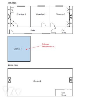Vente Maison LOEUILLY (80160 Ô-DE-SELLE) – 44, Rue d'Amiens MAISON MITOYENNE R+2 (116m²) – LIBRE Ô-de-selle