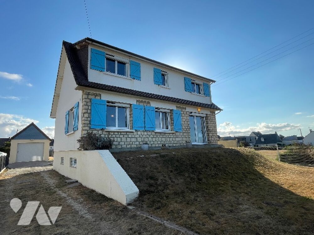 Vente Maison VUE MER RARE VILLA FRONT DE MER plage 15 mètres. 6 P terrain 972m² vue superbe mer COTE DE NACRE Lion-sur-mer