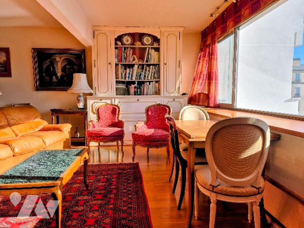 Vente Appartement Paris 15e – Cambronne – Appartement familial 119 m² – Vue dégagée – Parking – À rafraichir. Paris 15