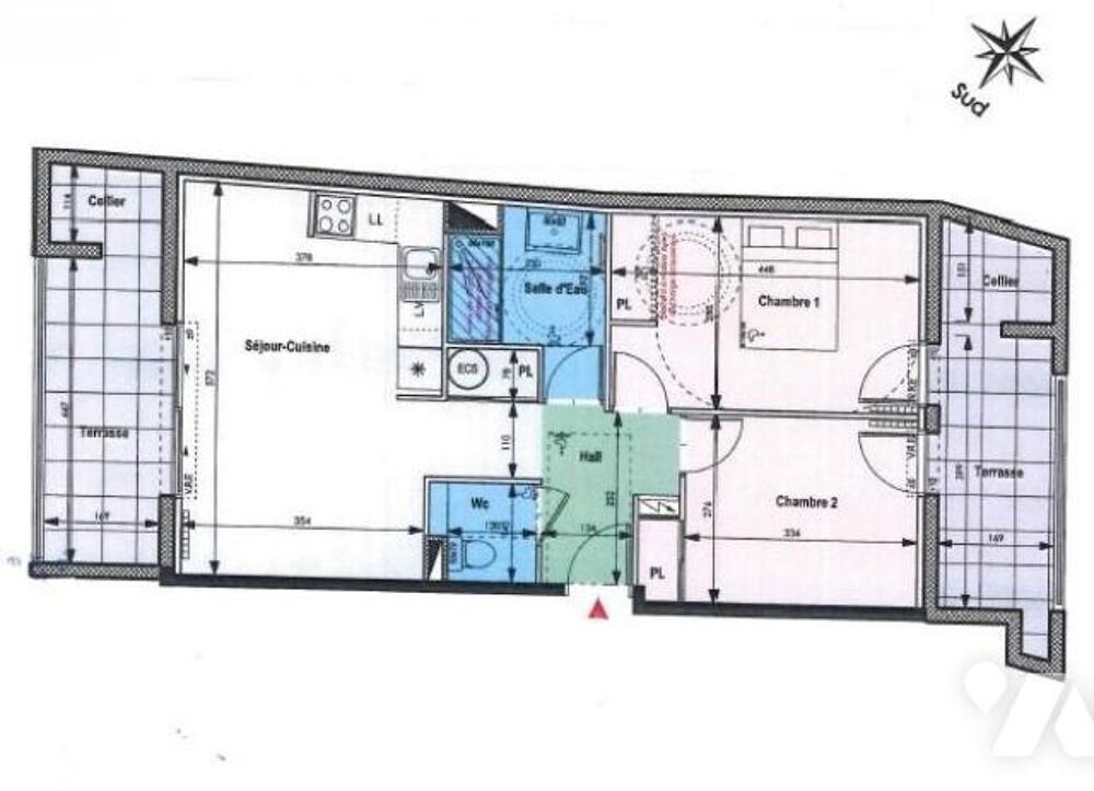 Appartement 3 pièces 57 m² · à Clermont-l'Hérault · 57 m² · 188 000 €