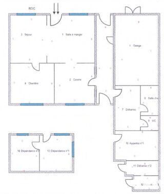  Maison  vendre 3 pices 66 m