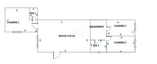  Appartement � vendre 4 pi�ces 90 m�