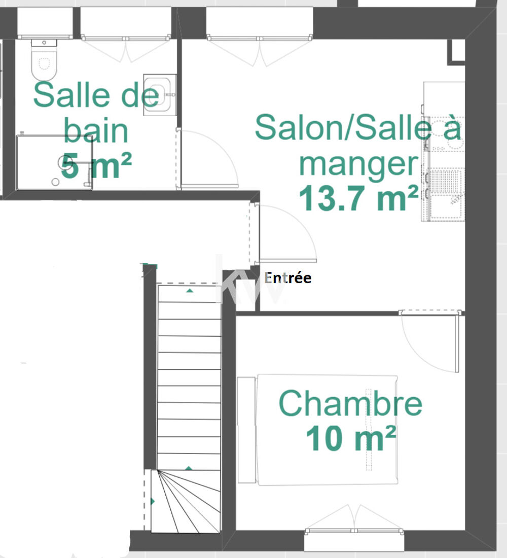 Vente Appartement VENTE Lot 4 : appartement de 2 pices (29 m)  CAYEUX SUR ME Cayeux sur mer