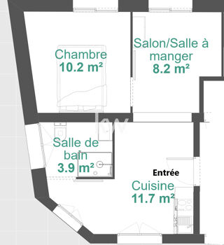  Appartement  vendre 2 pices 34 m