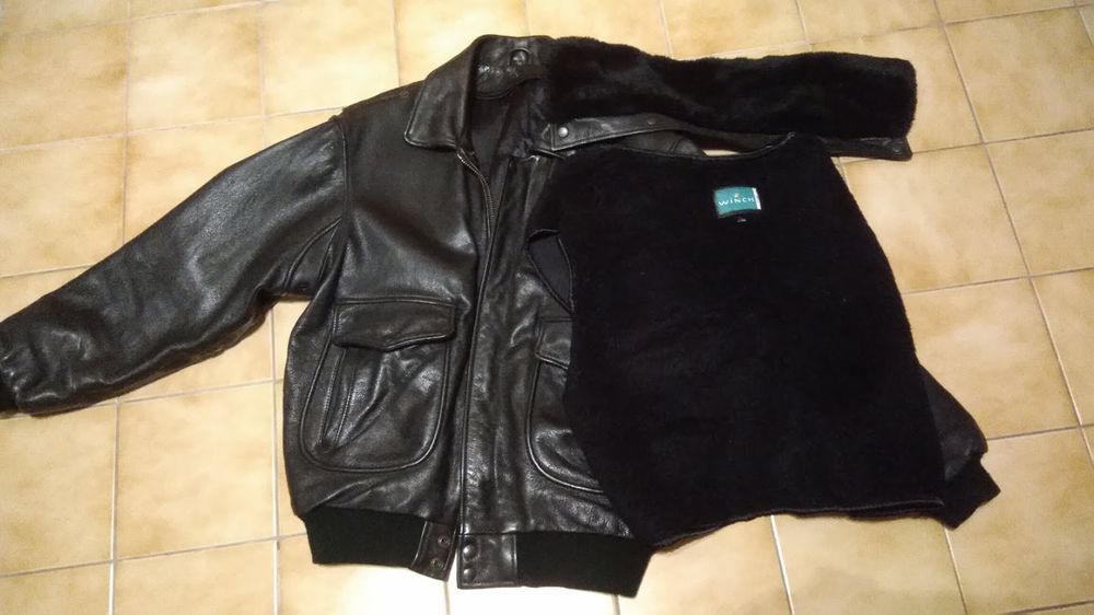 BLOUSON CUIR NOIR ET OU MOTO Vêtements