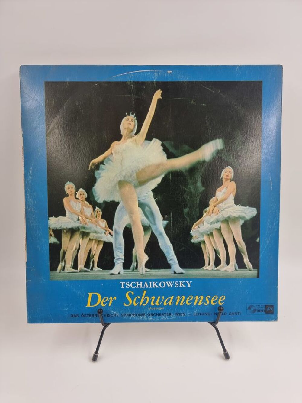 Vinyle 33 tours Tschaikowsky : Der Schwanensee avec fourreau CD et vinyles