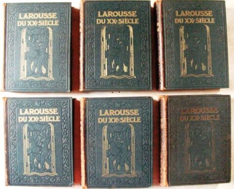6 Volumes LAROUSSE du XXe SIÈCLE { complet de 1928 à 1933 } 60 Castelnaudary (11)