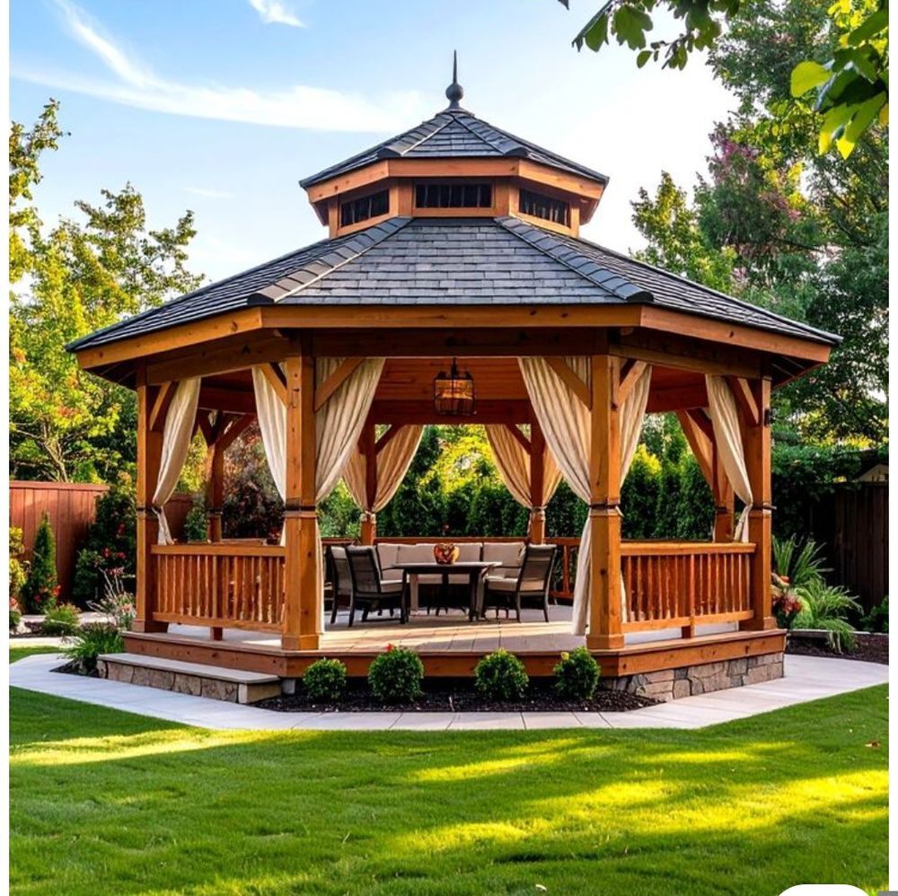 Gazebo circulaire Bricolage