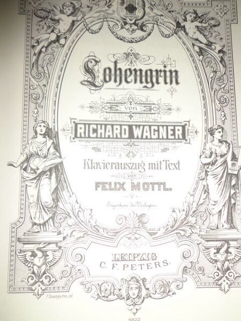 partition  Lohengrin  de Richard Wagner sous forme de livre 5 Ervy-le-Chtel (10)